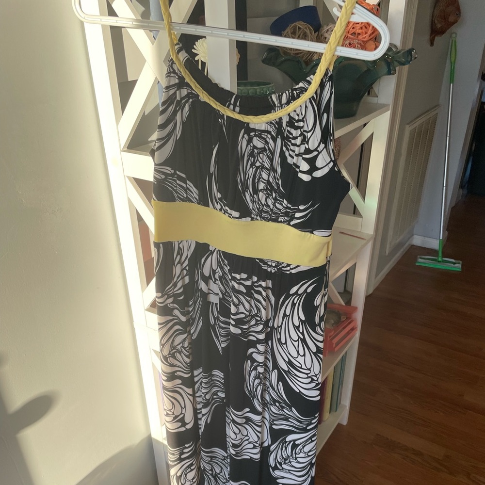 Black maxi dress